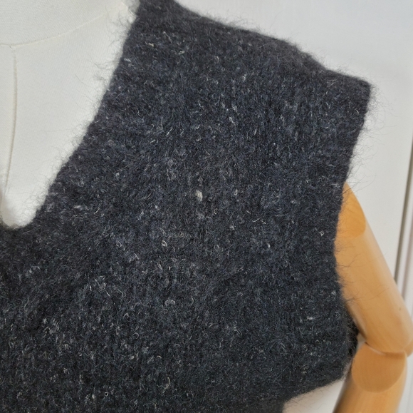 Banana Republic Italian Yarn Alpaca Fisherman Sweater Vest XS NWOT - Picture 5 of 10